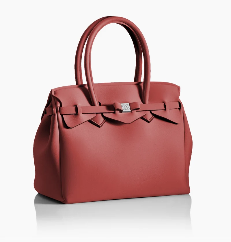 Handtasche Miss Petie Plus, Zimt, Stoff aus Neopren
