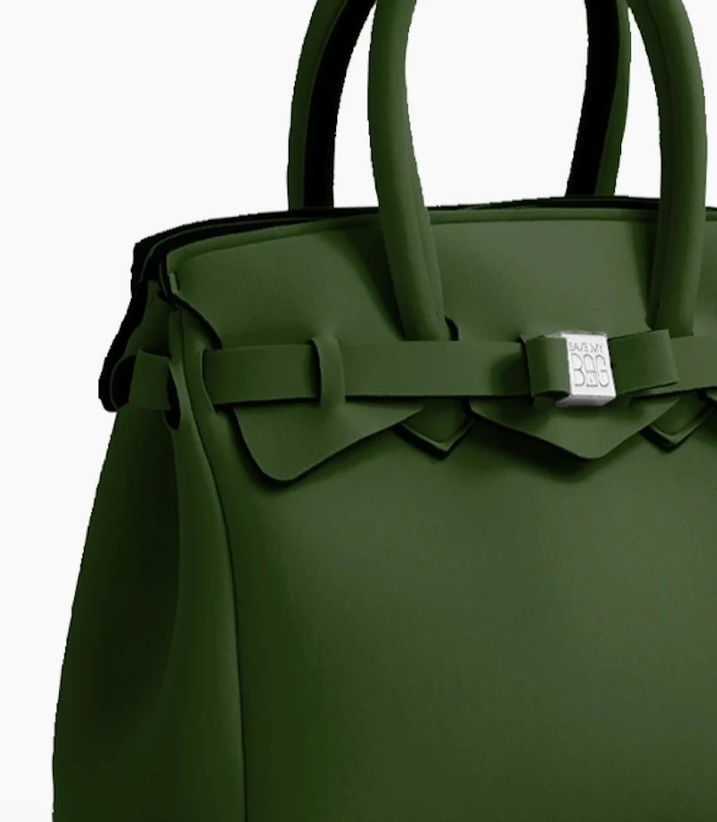Handtasche Petite Miss Plus, Kakteen-Grün, aus Neopren Stoff