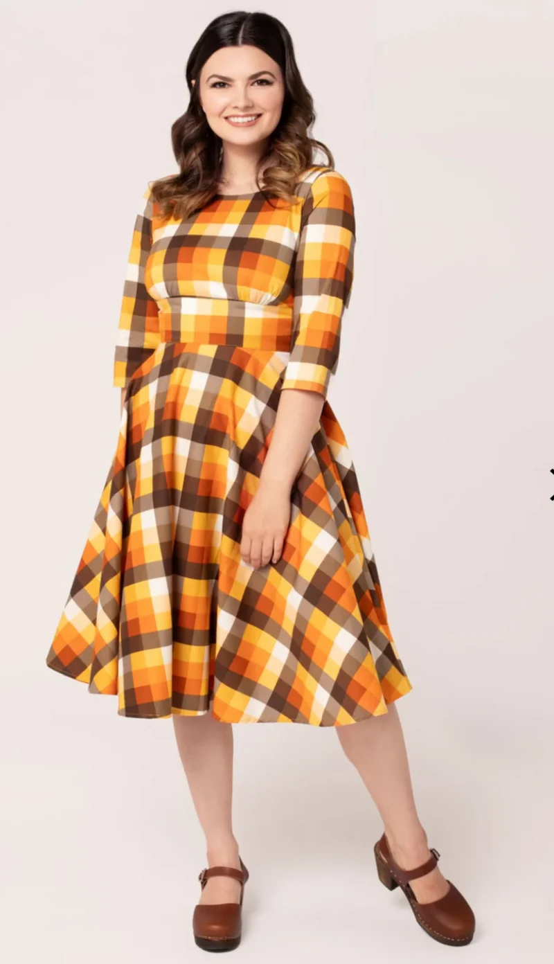 Swingkleid Darlene, Multi Plus Size