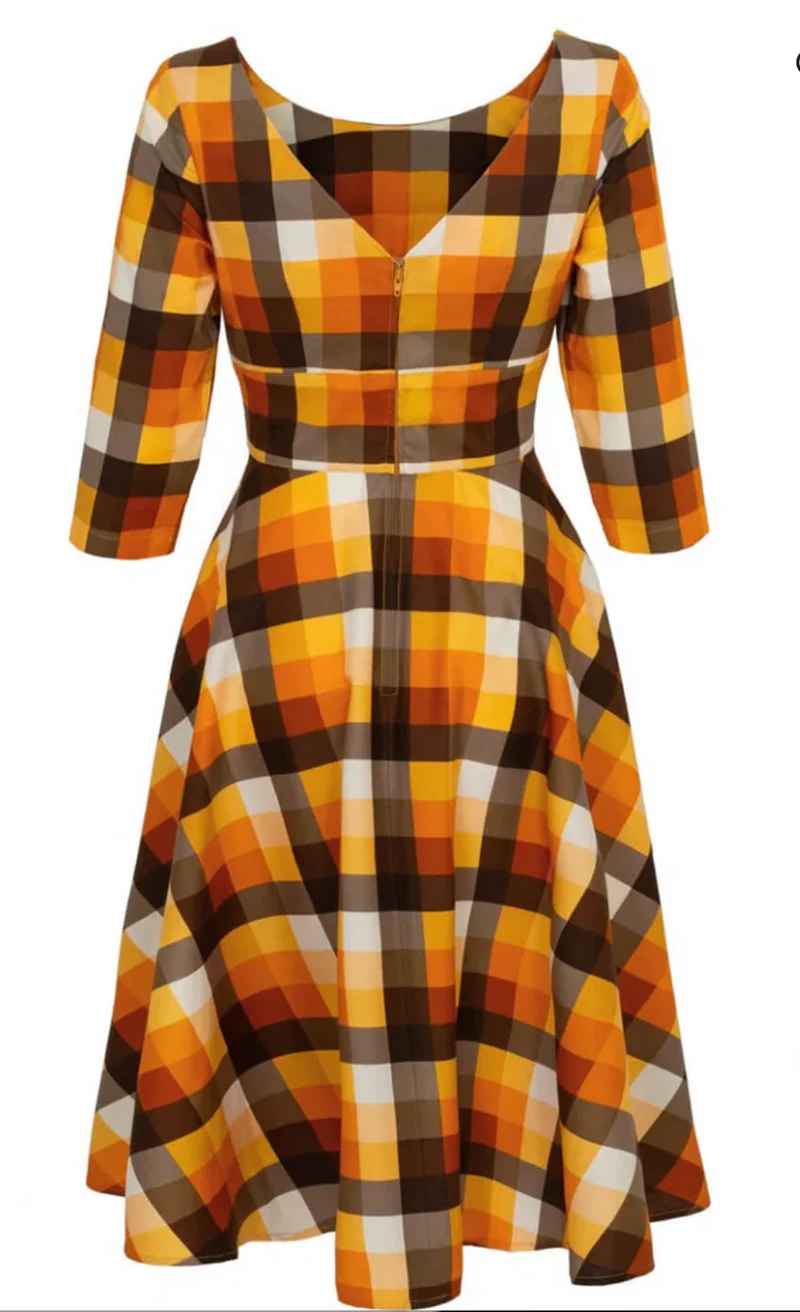 Swingkleid Darlene, Multi Plus Size