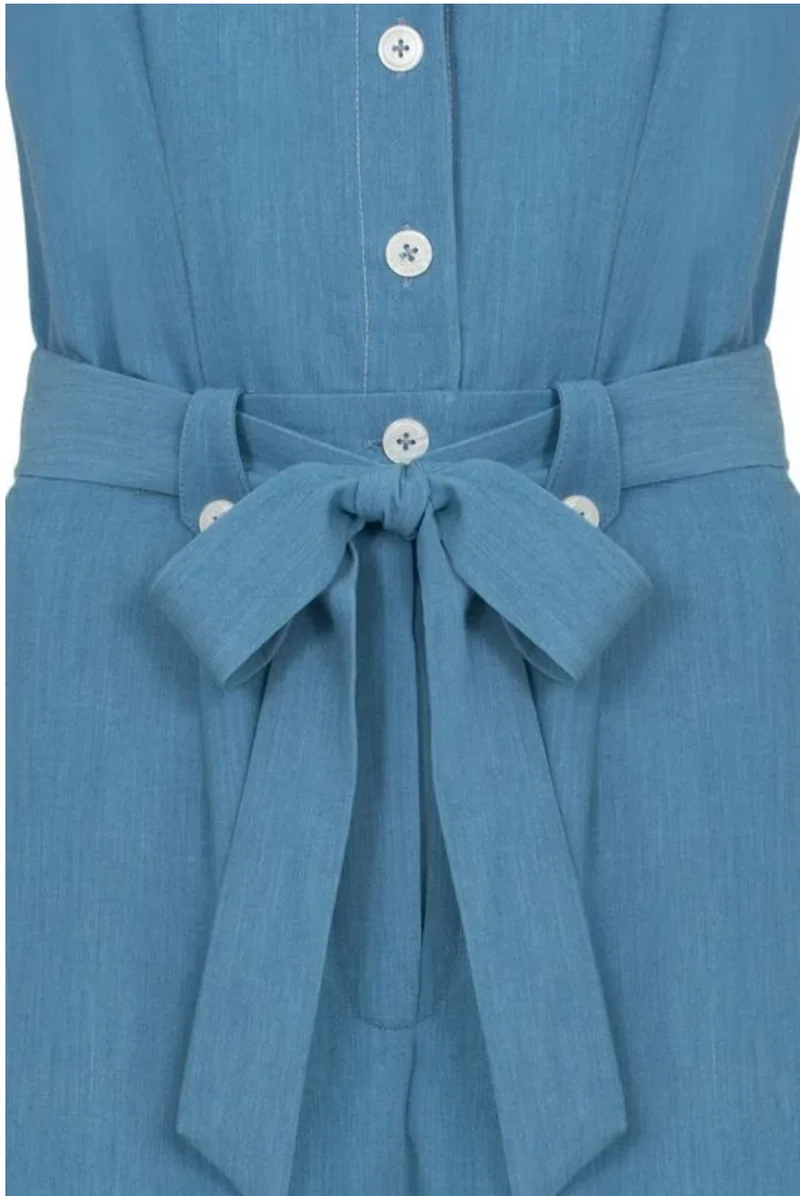 Jumpsuit Rylee 40's , Blau