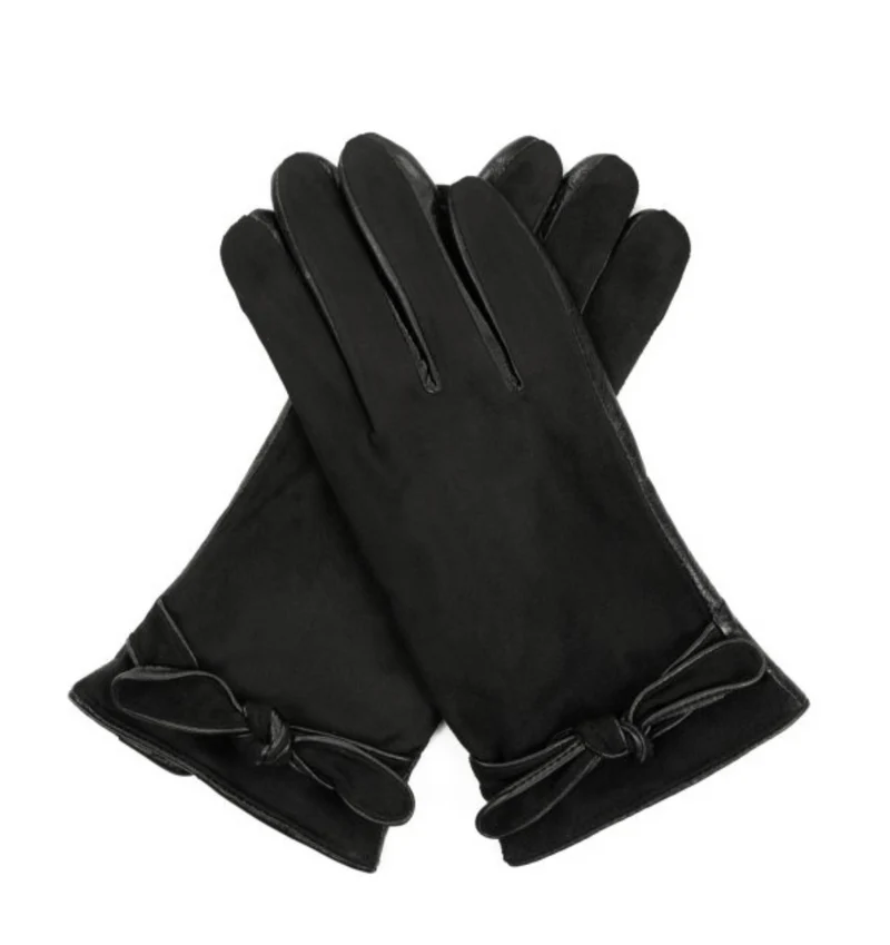 Vintage Handschuhe mit Schleifendetail