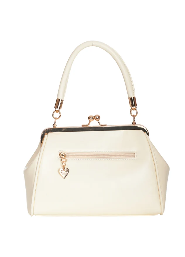 Tasche Daydream mit Schleife, Creme/ Ivory