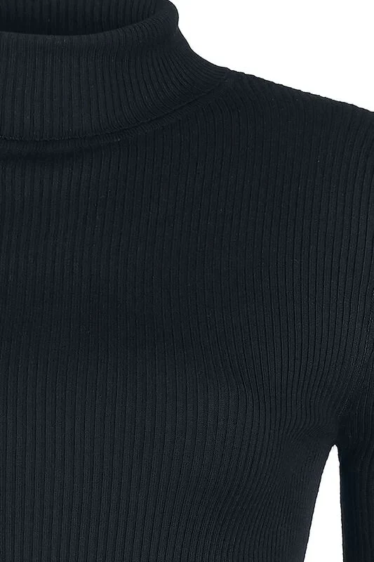 Rollkragenpullover Spiros, Schwarz