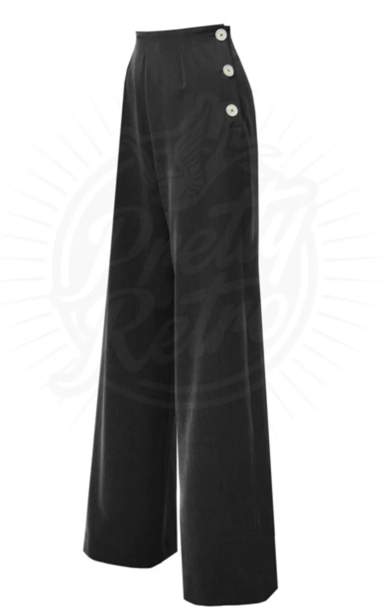 Swinghose Pretty 40's Classic, Schwarz
