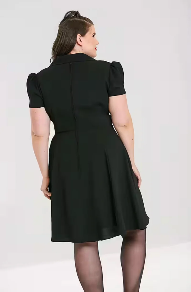 Swingkleid Vera Lynn, Schwarz, Puls Size