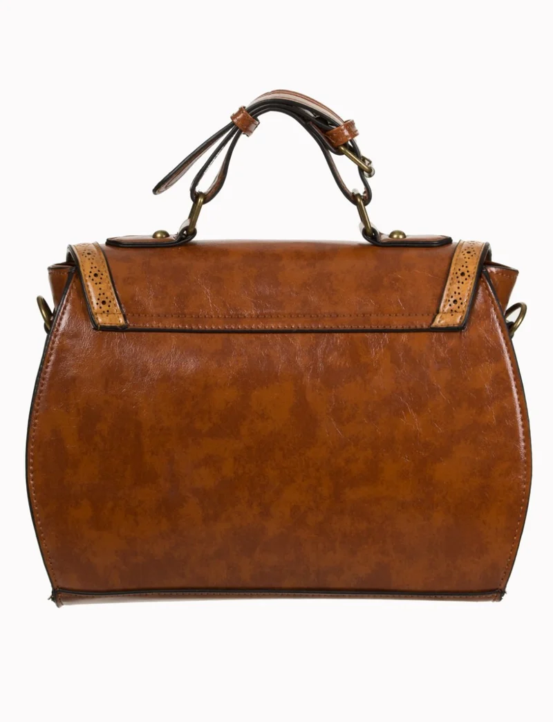 Vintage Handtasche Stevie, Camel