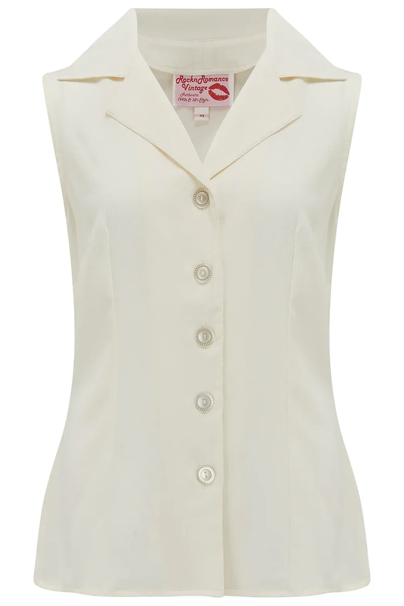 Bluse Gladys, antikweiss