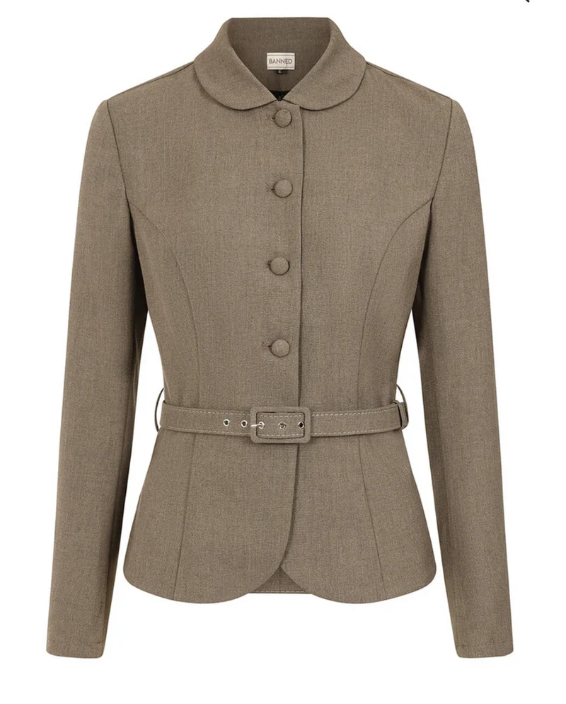 Jacket Lady Danbury, Braun, Plus Size
