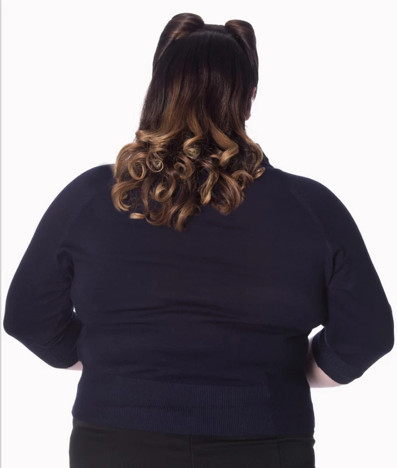 Cardigan April, Dunkelblau, Plus Size