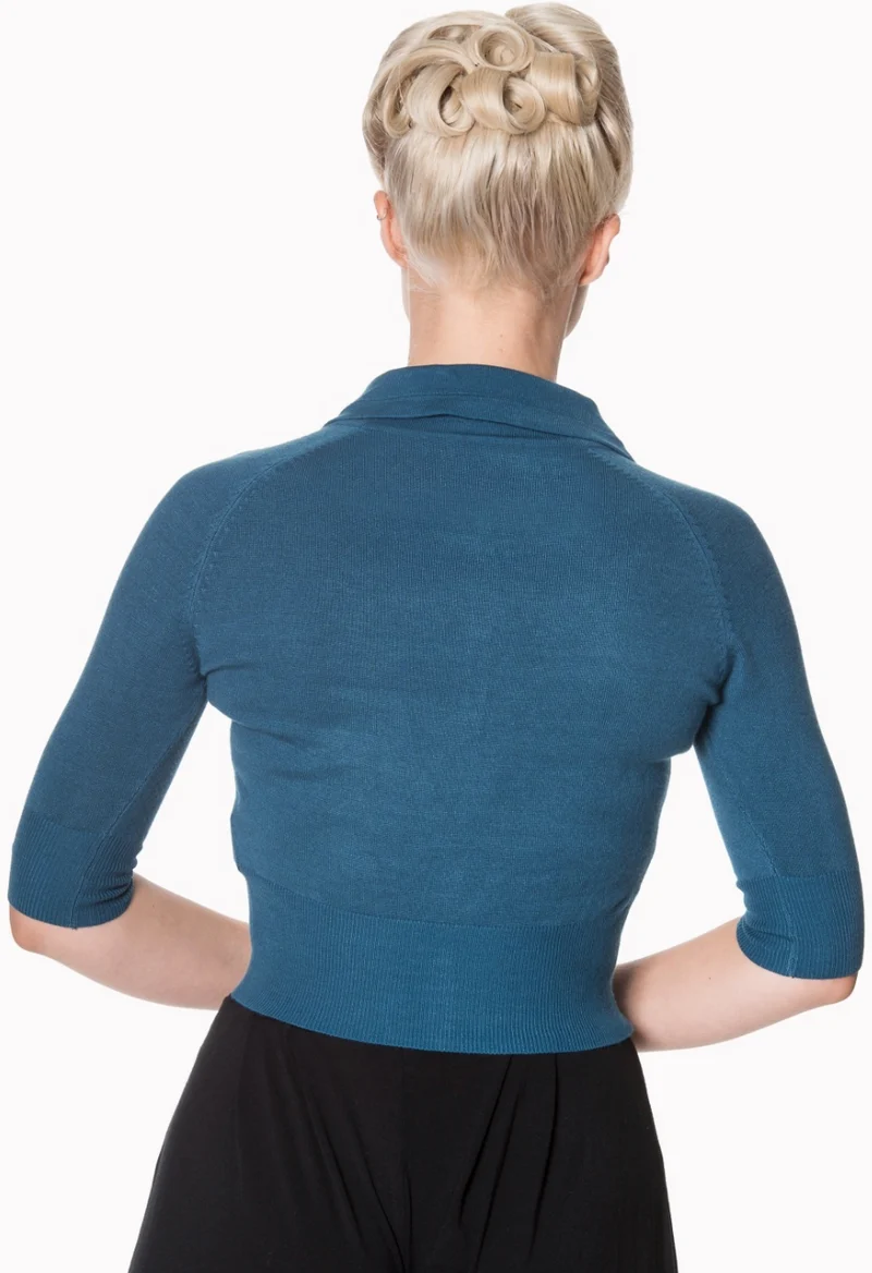 Cardigan April, Teal ( Petrol ), Plus Size
