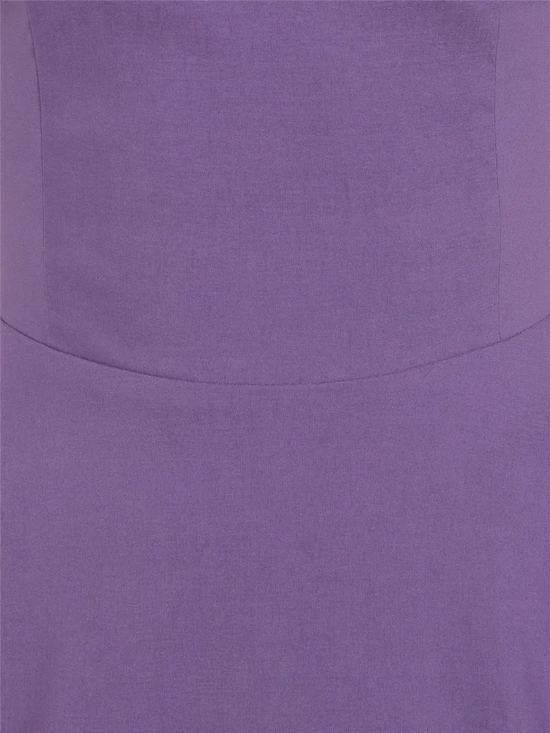 Swingkleid Ridley ( Off-Shoulder ), Flieder-Lilla