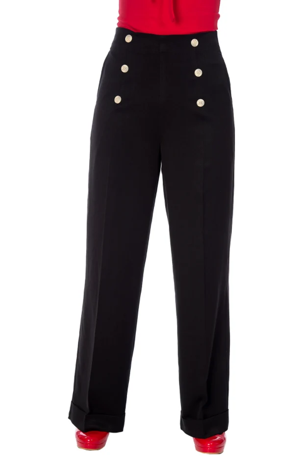 Hose Adventures Ahead, Schwarz, Plus Size