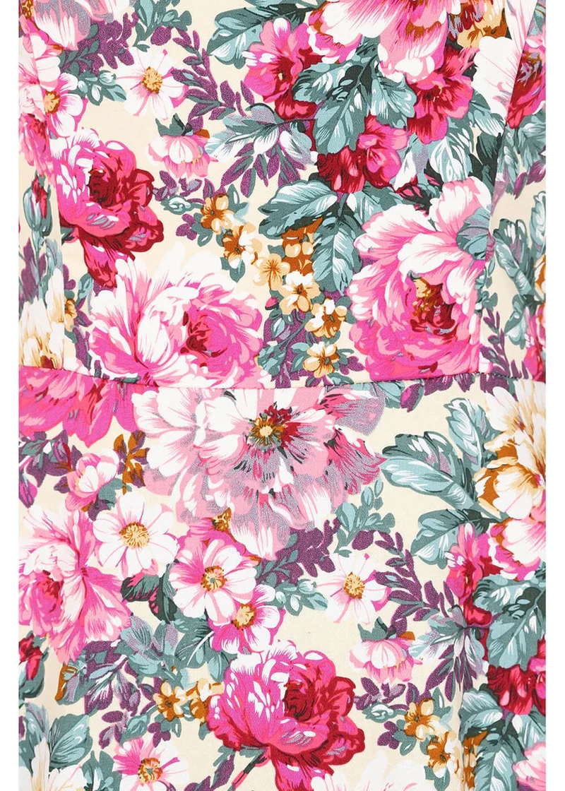 Swingkleid Bloom Dress mit Blumenmuster, Mehrfarbig