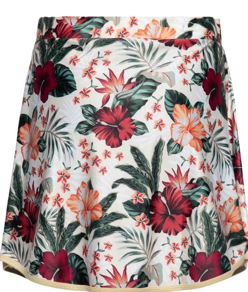 Baderock Flowers, Plus Size, Creme
