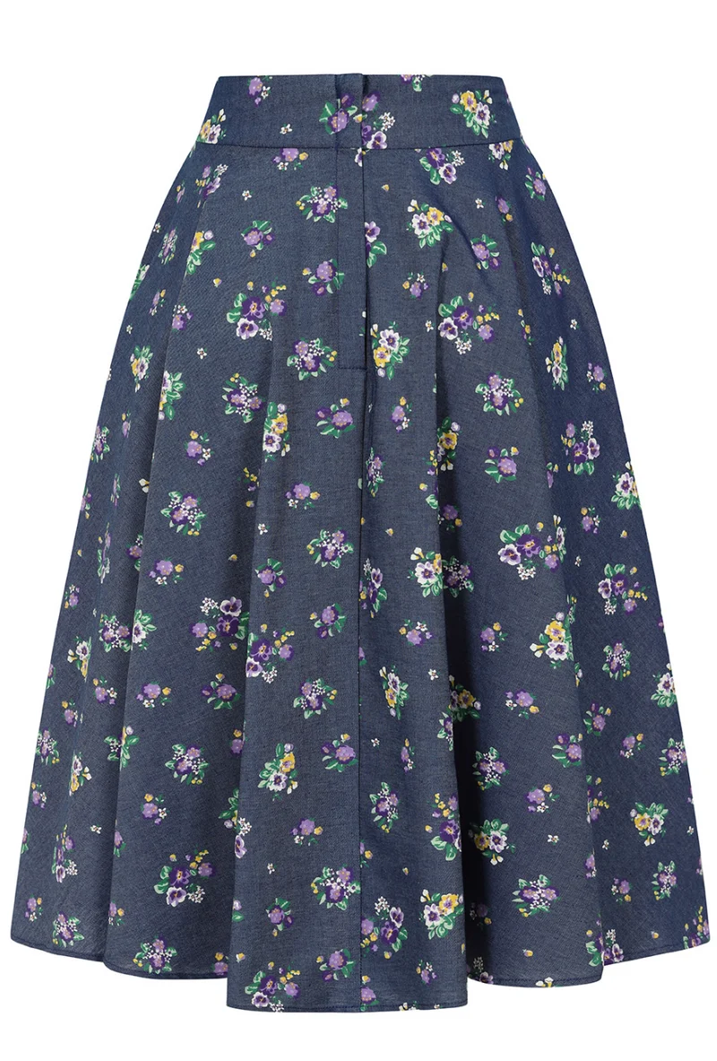 Swingrock Cary Bloom, Blau ,Plus Size