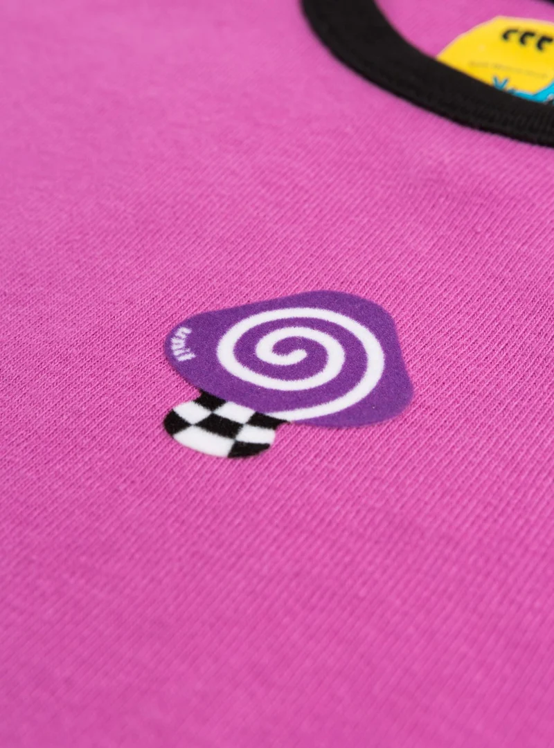 Trippy Mushroom Baby Tee
