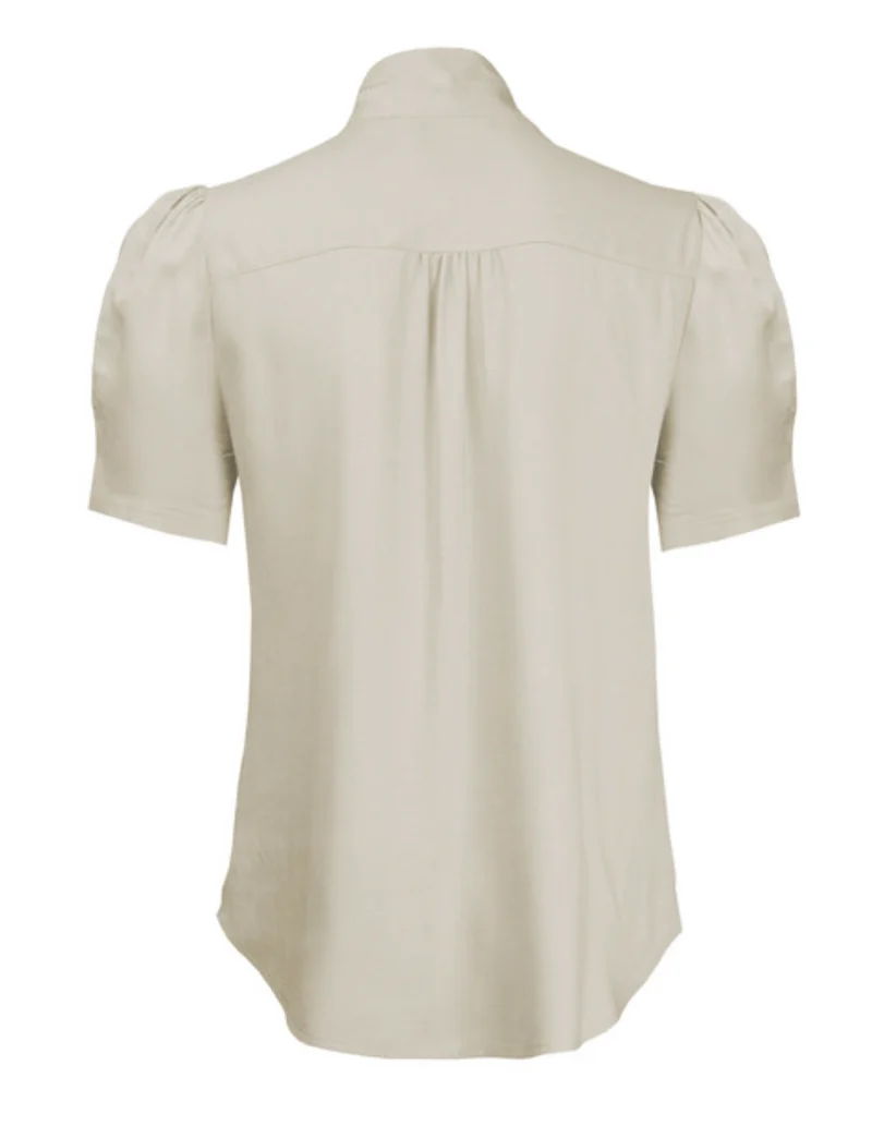 Bluse Pussy Bow, ivory