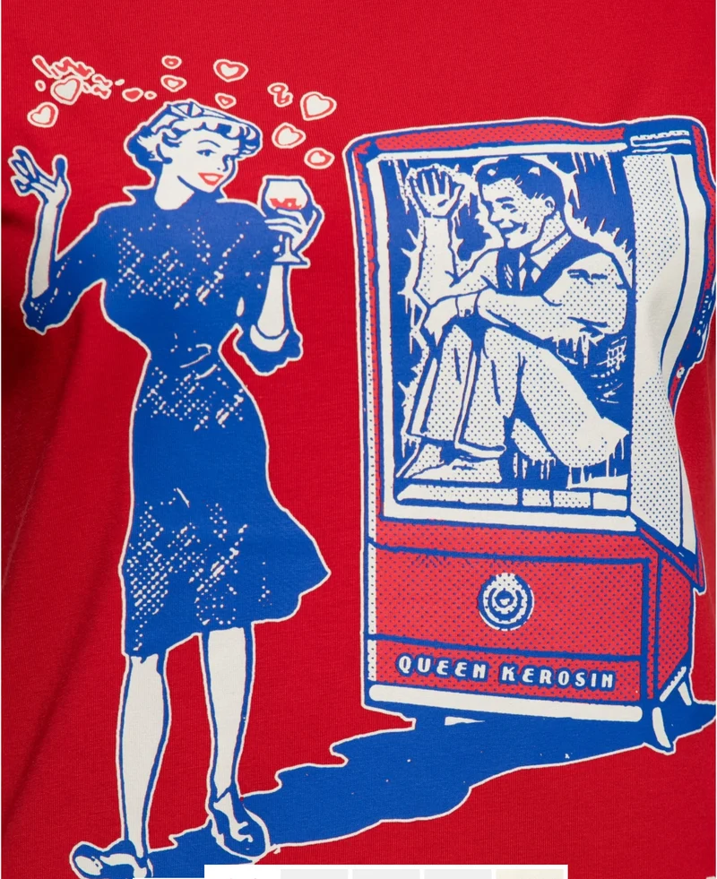 T-Shirt Keep Your Love Cool, rot