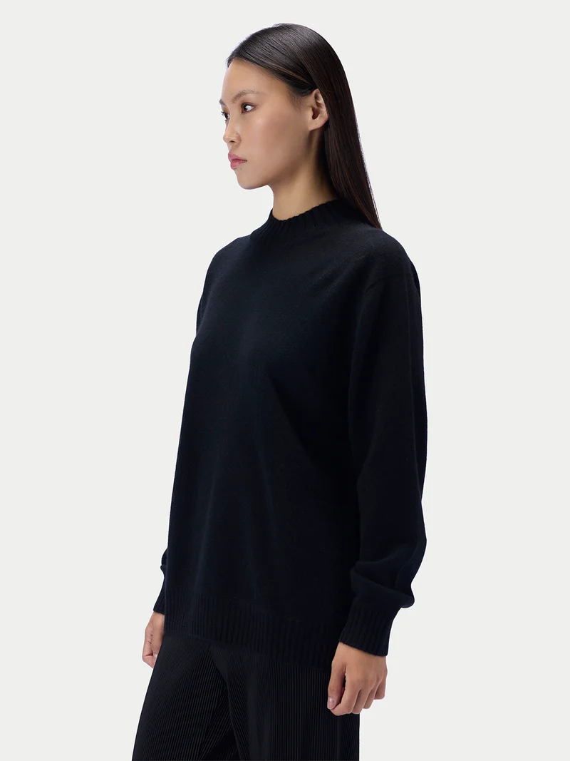Schmal geschnittener Kaschmir-Rollkragenpullover