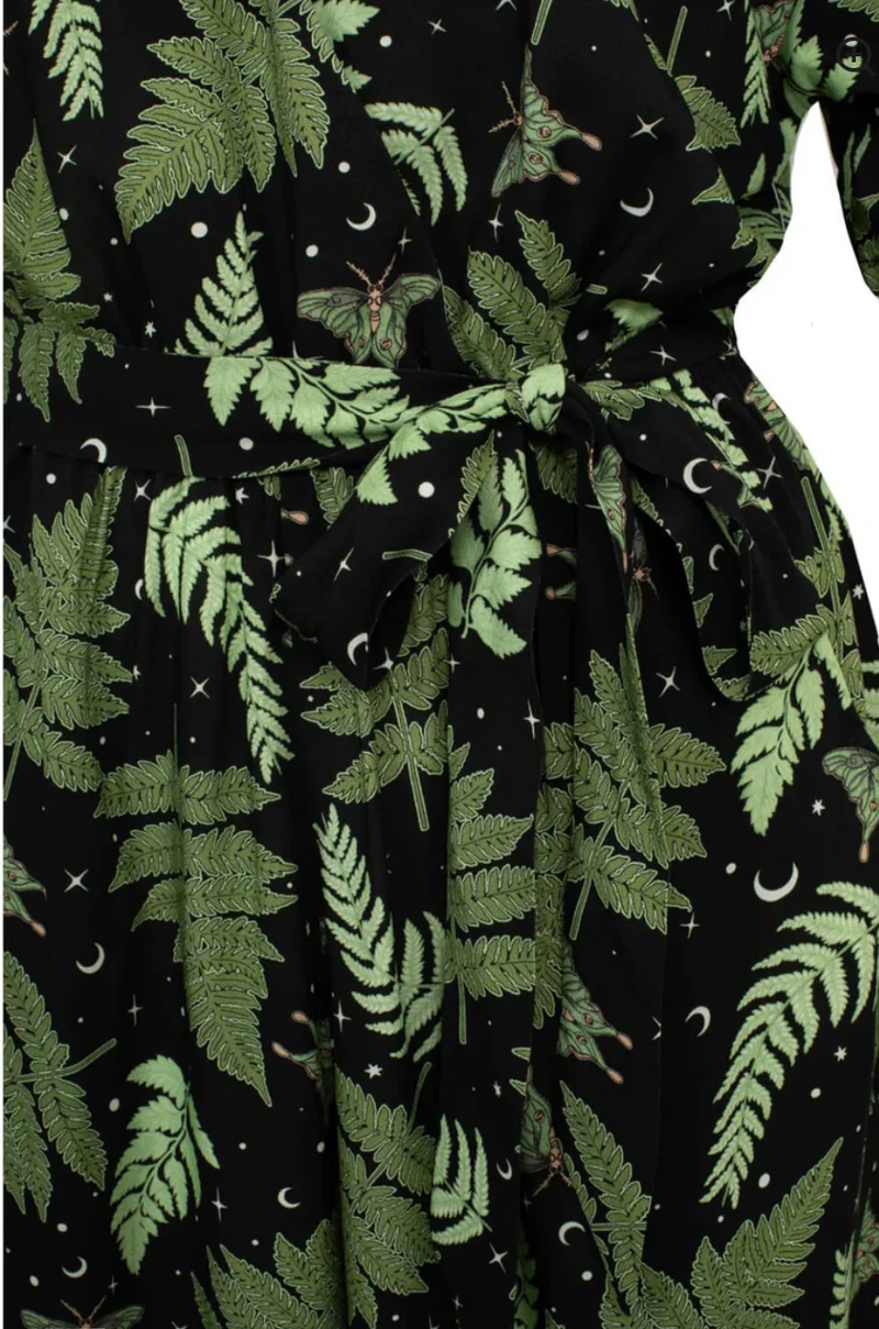 Jumpsuit Gaia, Schwarz-Grün ,Plus Size