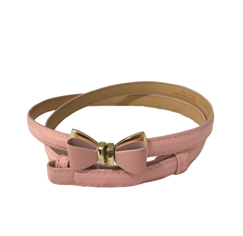 Gürtel Ocean Avenue mit Schleifchen, Nude oder Rosa