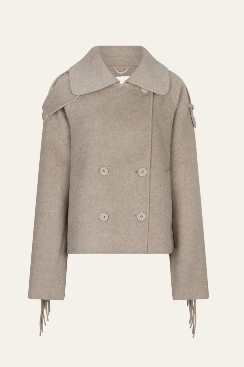 DANTE 6 - Jacke "Haven fringe coat"