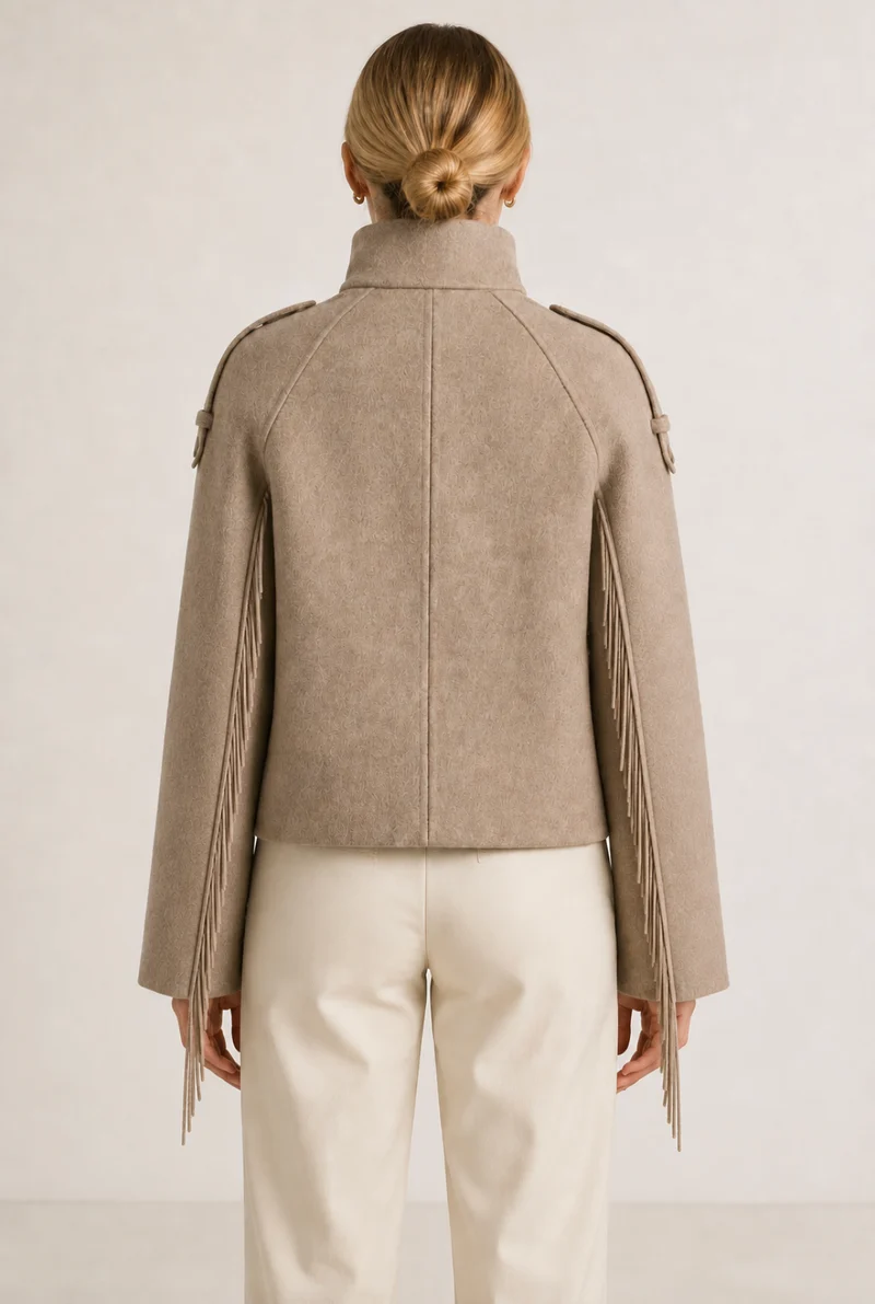 DANTE 6 - Jacke "Haven fringe coat"