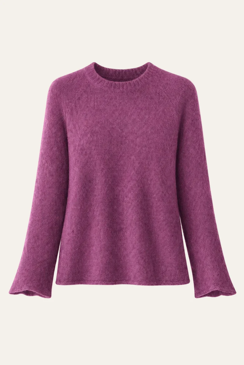 Strickpullover mit Rundhals "Stellaa"