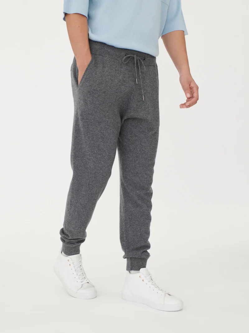 Lockere Jogginghose aus Kaschmir