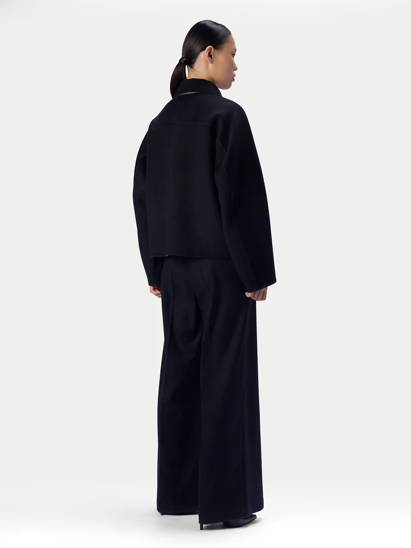 Kaschmir Wendejacke mit Hemdkragen