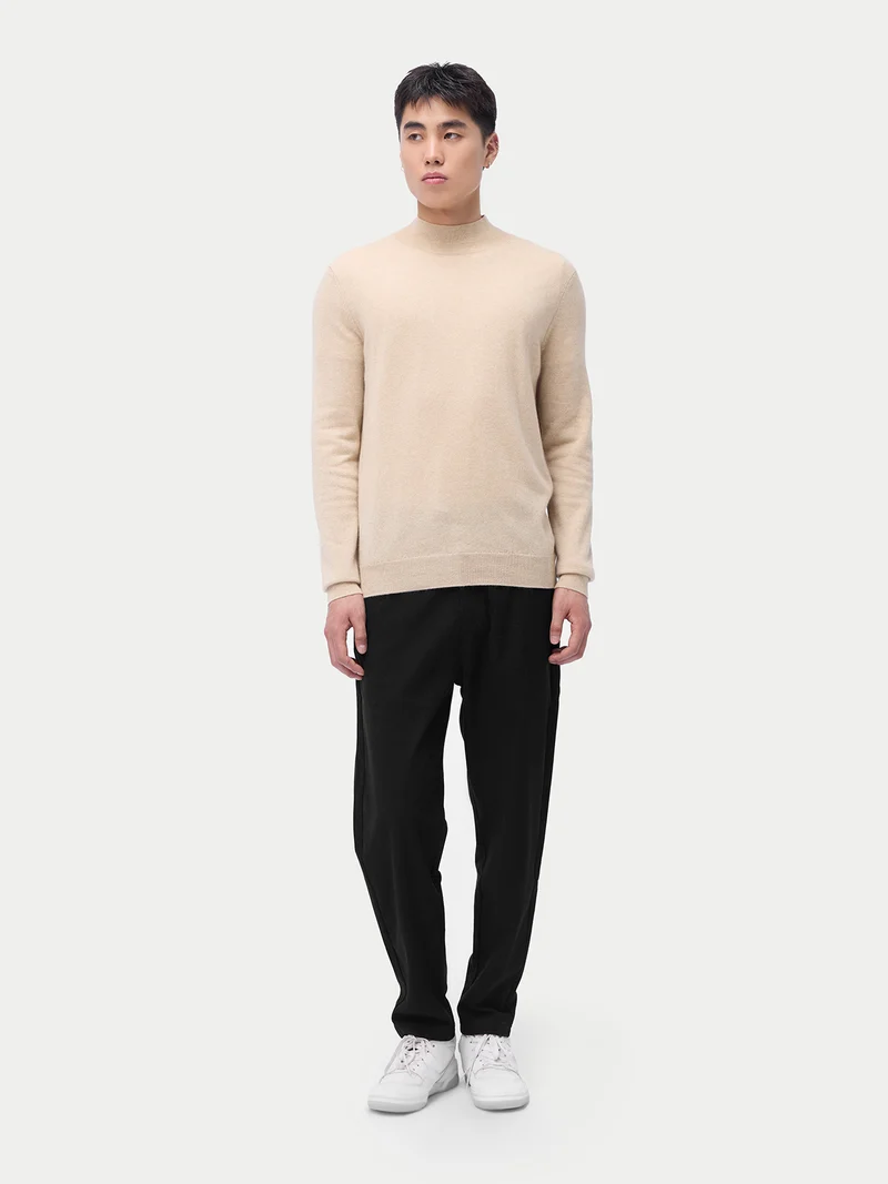 Stehkragenpullover aus Kaschmir