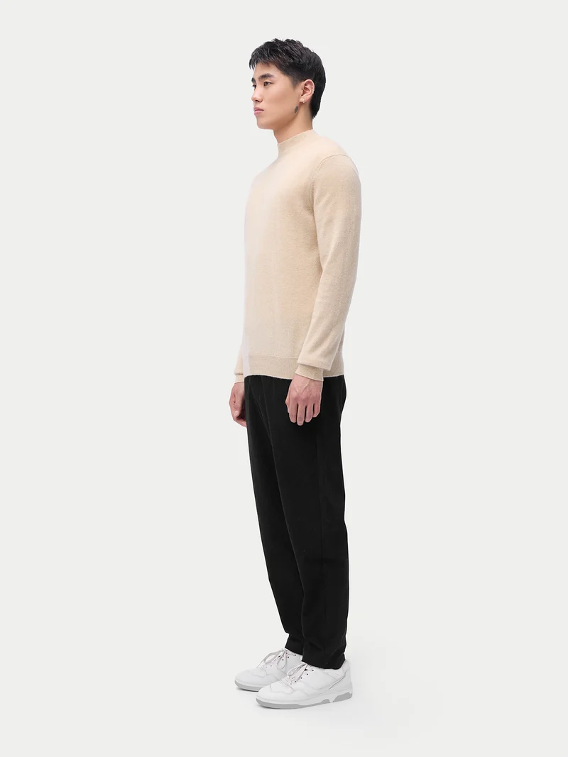 Stehkragenpullover aus Kaschmir