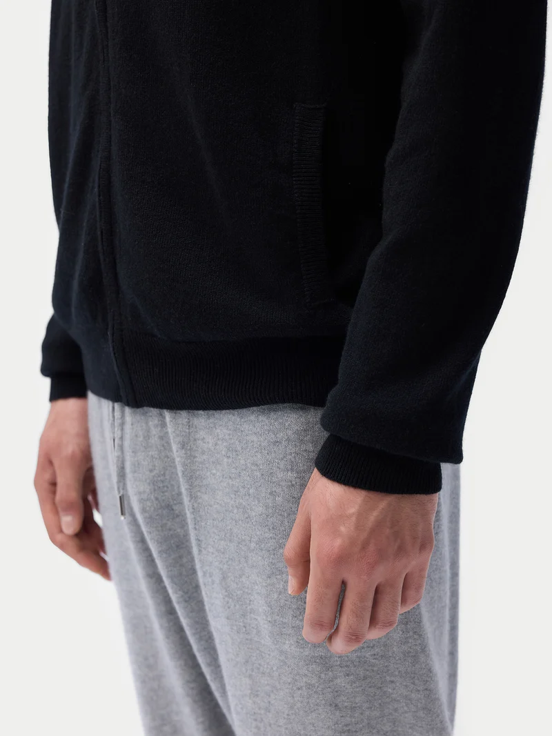 Kaschmir Cardigan mit Reißverschluss