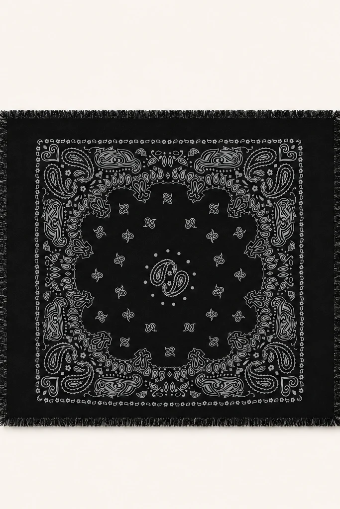 Quadratisches Paisley-Tuch "Perryy"