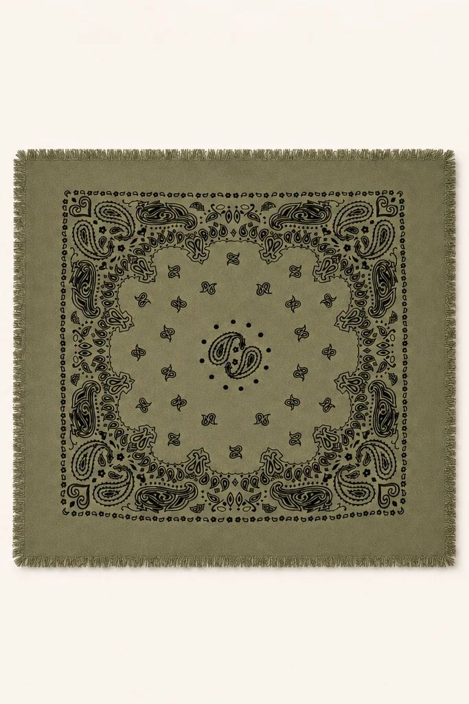 Quadratisches Paisley-Tuch "Perryy"