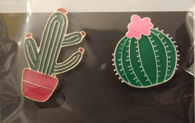 Pin Set, Kakteen