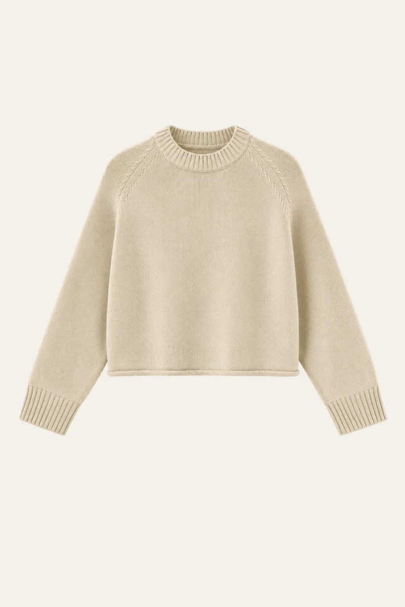 Verkürzter Strickpullover "Vadaraa"