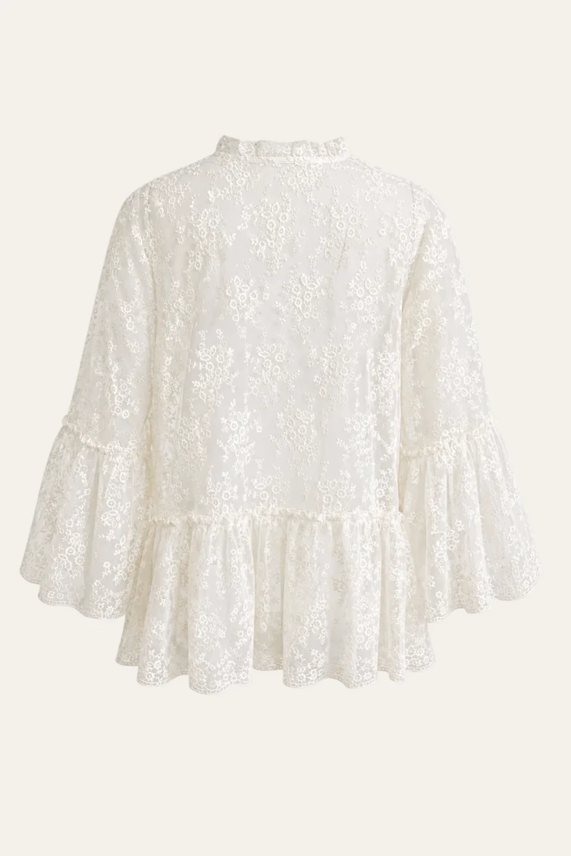 Milano Italy - Bluse "Ruffle on neck"
