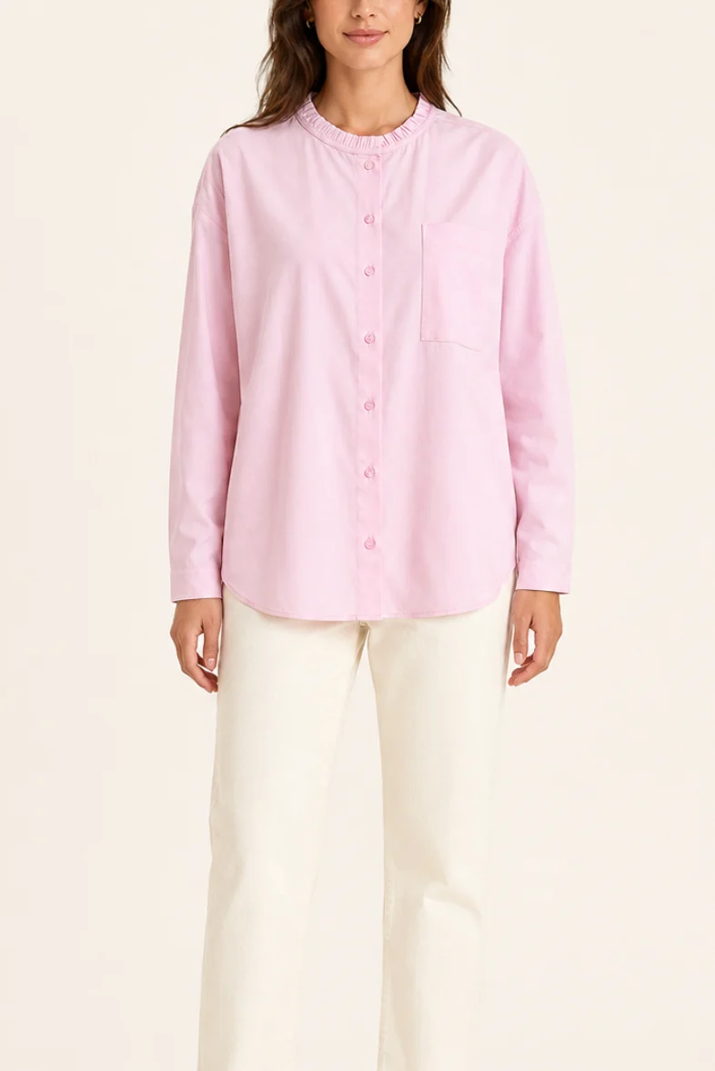 Milano Italy - Bluse "Ruffled collar"