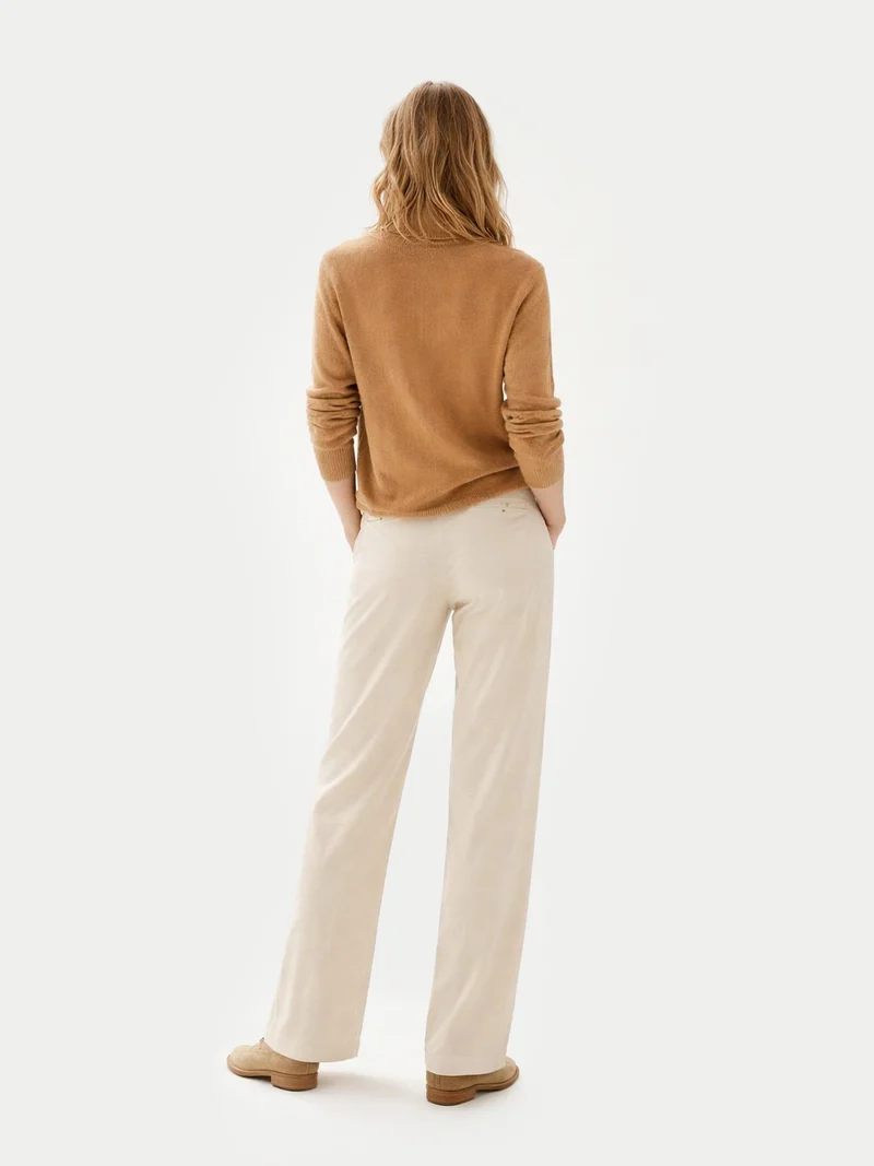 Basic Rollkragenpullover aus Kaschmir