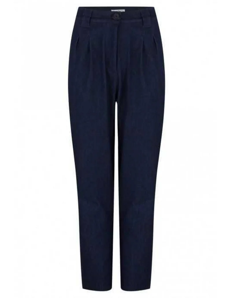 High Waist Classic Trousers, Jeans Denim