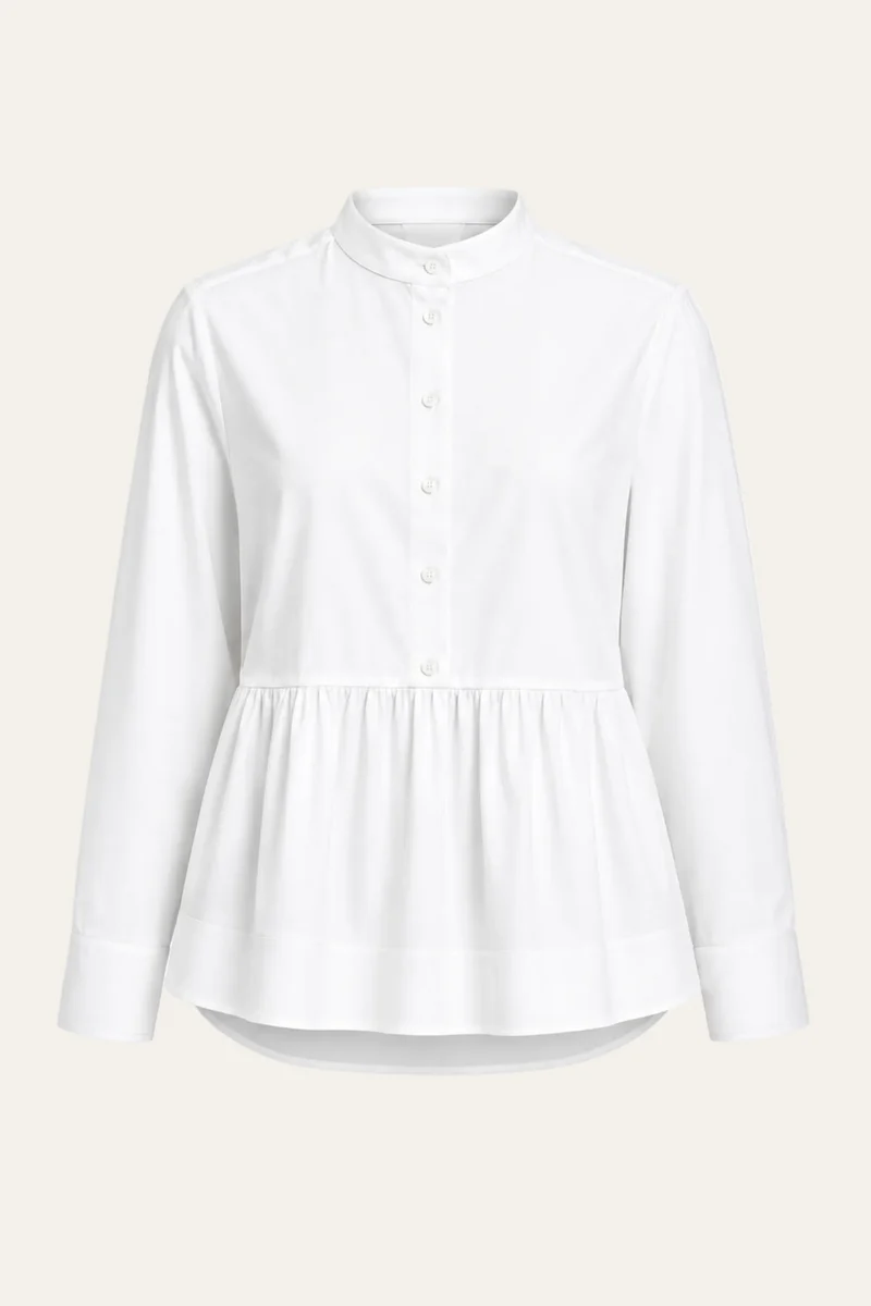 Milano Italy - Bluse "Stand up collar"