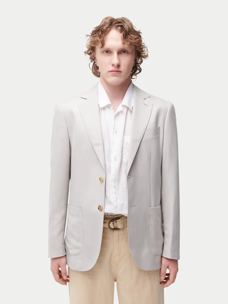 Einreihiger Herren-Blazer aus Kaschmir