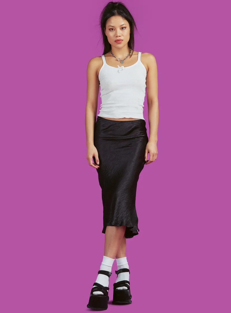 Dot Midi Skirt