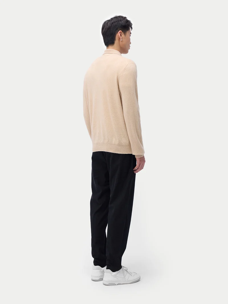 Kaschmir-Polo-Pullover