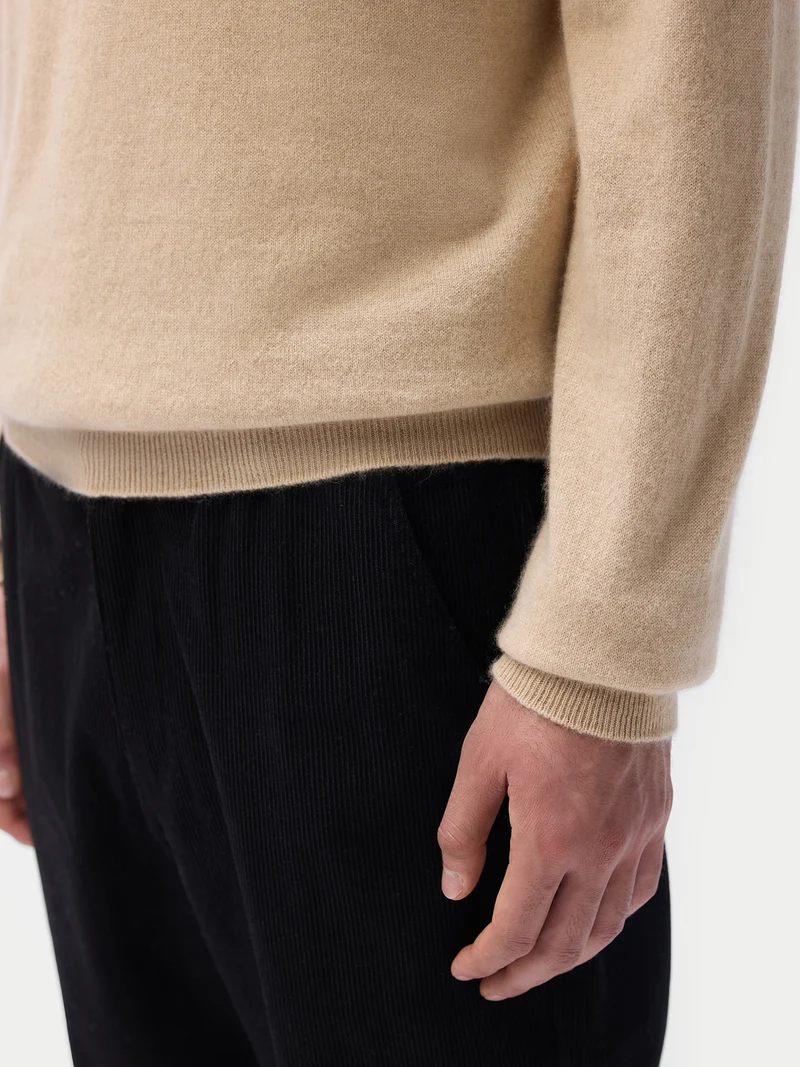 Kaschmir-Polo-Pullover