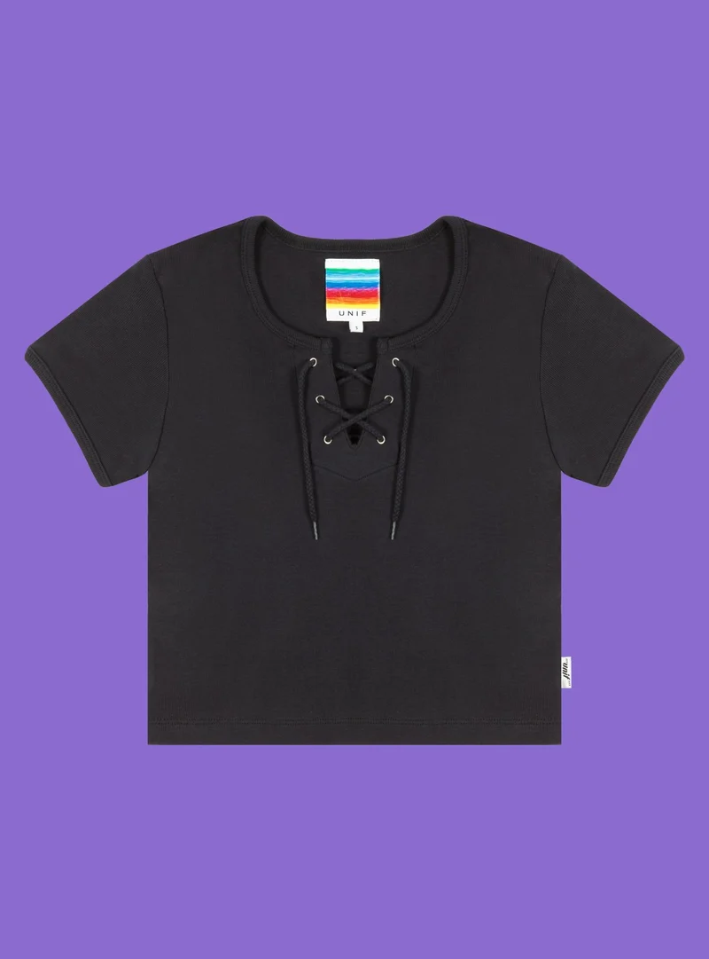 Lace Up Baby Tee Two-Pack