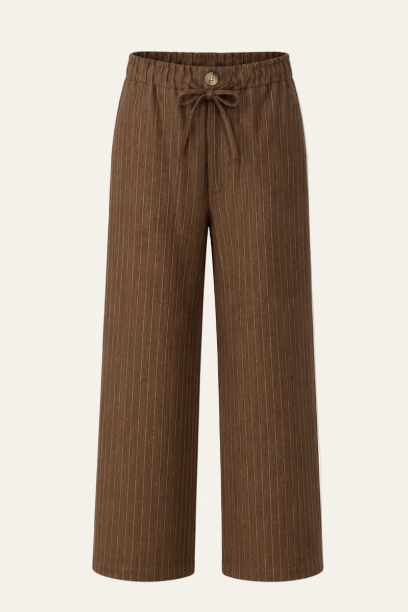 Nadelstreifenhose mit Bindegürtel "Nadaraa"