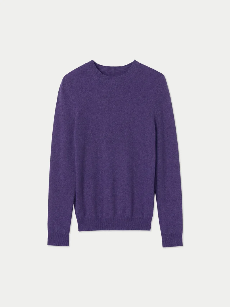 Kaschmir-Set aus Pullover und Mütze